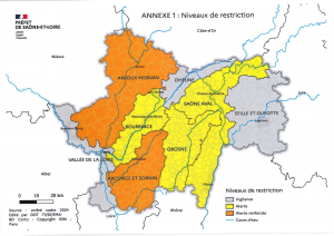 Carte Saône et Loire